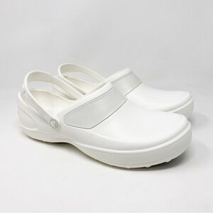 Crocs Mercy Work Clogs White